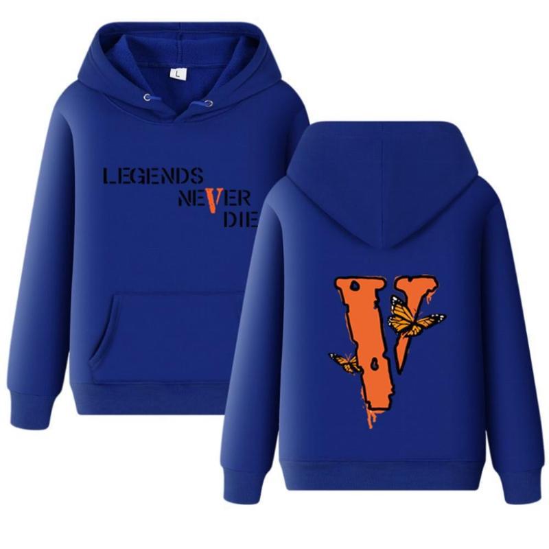 Kapuzenpullover Sweatshirts Unisex Mode Buchstaben Herren Damen Locker Langarm Schmetterling Hoodie