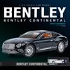 1/24 Bentley Continental GT Model Car, Alloy Diecast Collectible Pull Back Car Toy with Door Can Be Opened for Boys Girls Gift