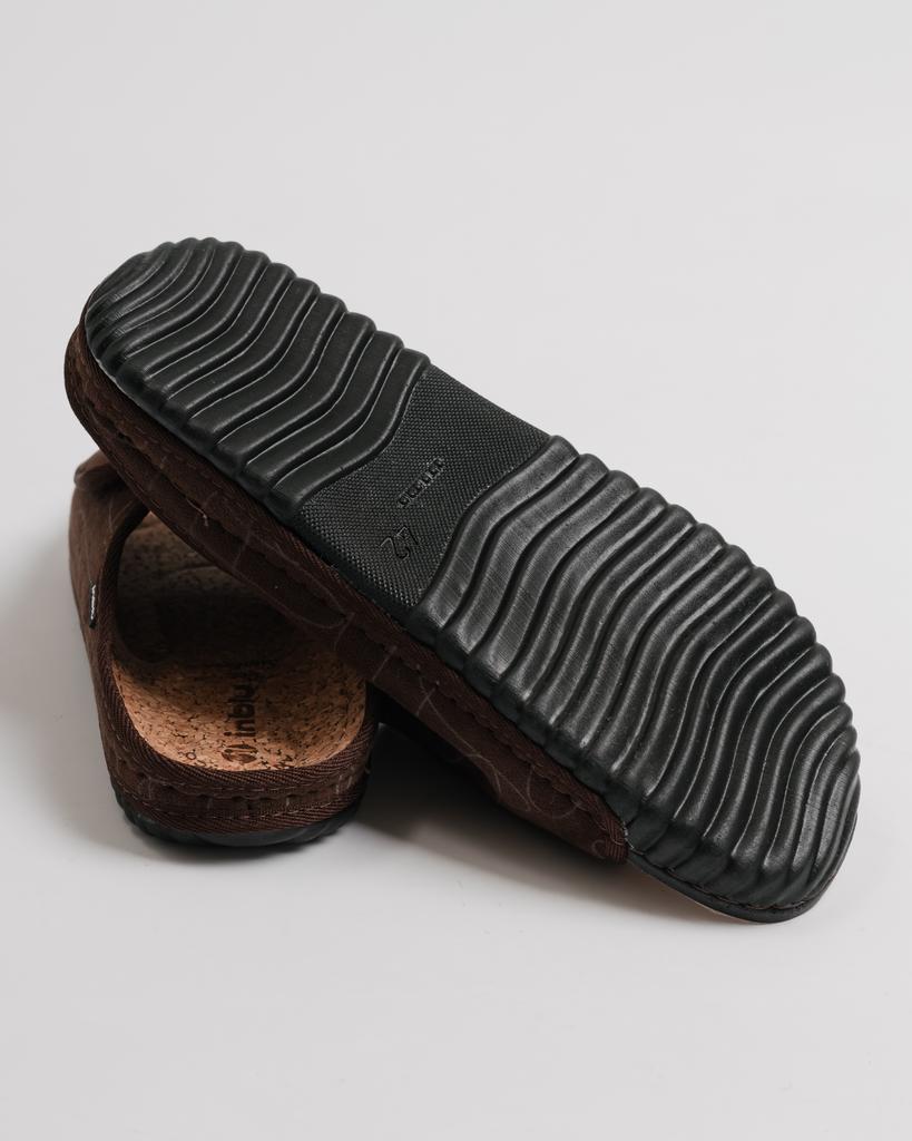 Тапочки с открытым носом Inblu FM1H 42 коричневые