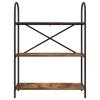 Bookshelf Smoked Oak 80 x 30 x 109 cm Engineered Wood