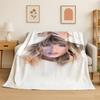 Sänger T-Taylor Singer Musik Flanelldecke Weiche Warme Überwurfdecke für Schlafzimmer Wohnzimmer Bett Reise Camping Picknick Geschenk