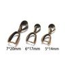 20pcs/lot Copper Plated Pendants Clasp Clips Charm Bail Beads Melon Seeds Buckle For DIY Jewelry Making Necklace Supplies