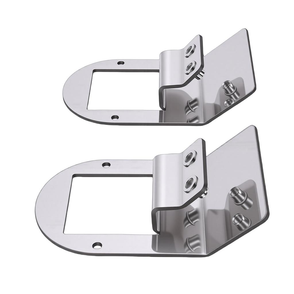 2pcs Watermelon Light Under Glow Frame Bracket Polished Stainless Steel Watermelon Light Clamp Mount Universal for