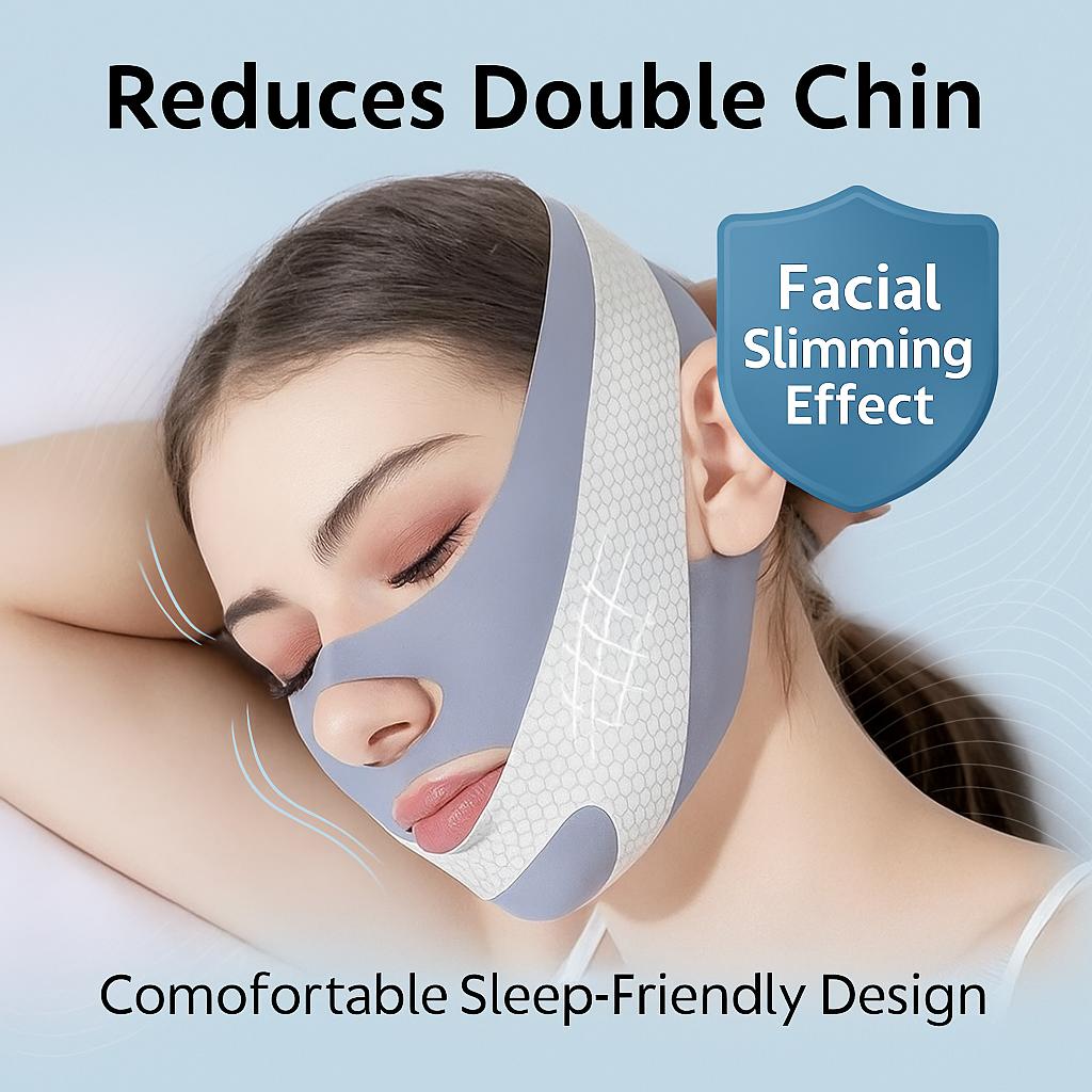 Face Lifter Sleep Face V Shaper Bandáž na zeštíhlení obličeje Redukující dvojitá brada Masáž zeslabení obličeje