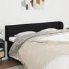 VidaXL Headboard with Ears Black 203x23x78-88 Cm Fabric3117308