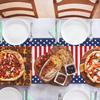 72 x 13 Inches n Flag Table Runner, Red White Blue Stars and Stripes Patriotic Runner for 4th of July, Memorial Day, Veterans Day, and Independence