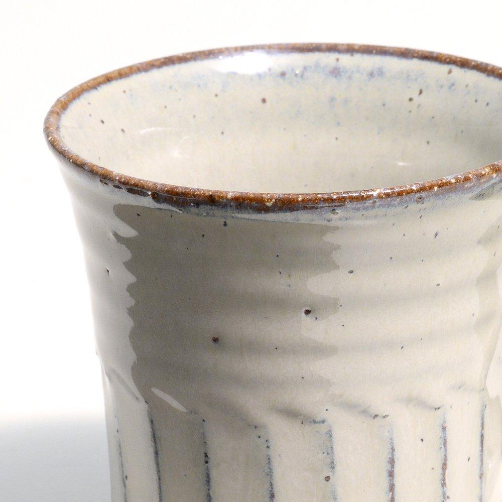 Shigaraki Ware Hechimon Shirahagi Mug