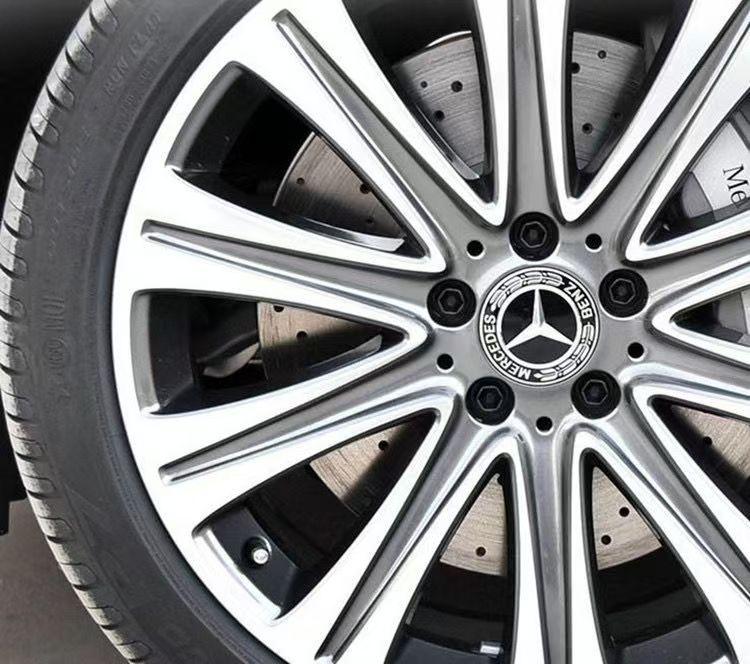 4PCS 75MM Car Wheel Center Logo Hub Cap For Mercedes Benz W204 W211 W205 W213 W203 C218 A207 C117 CLA CLS E Class Accessories GHJKM1