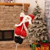 2pcs 30cm Christmas Santa Claus Fabric Ornament