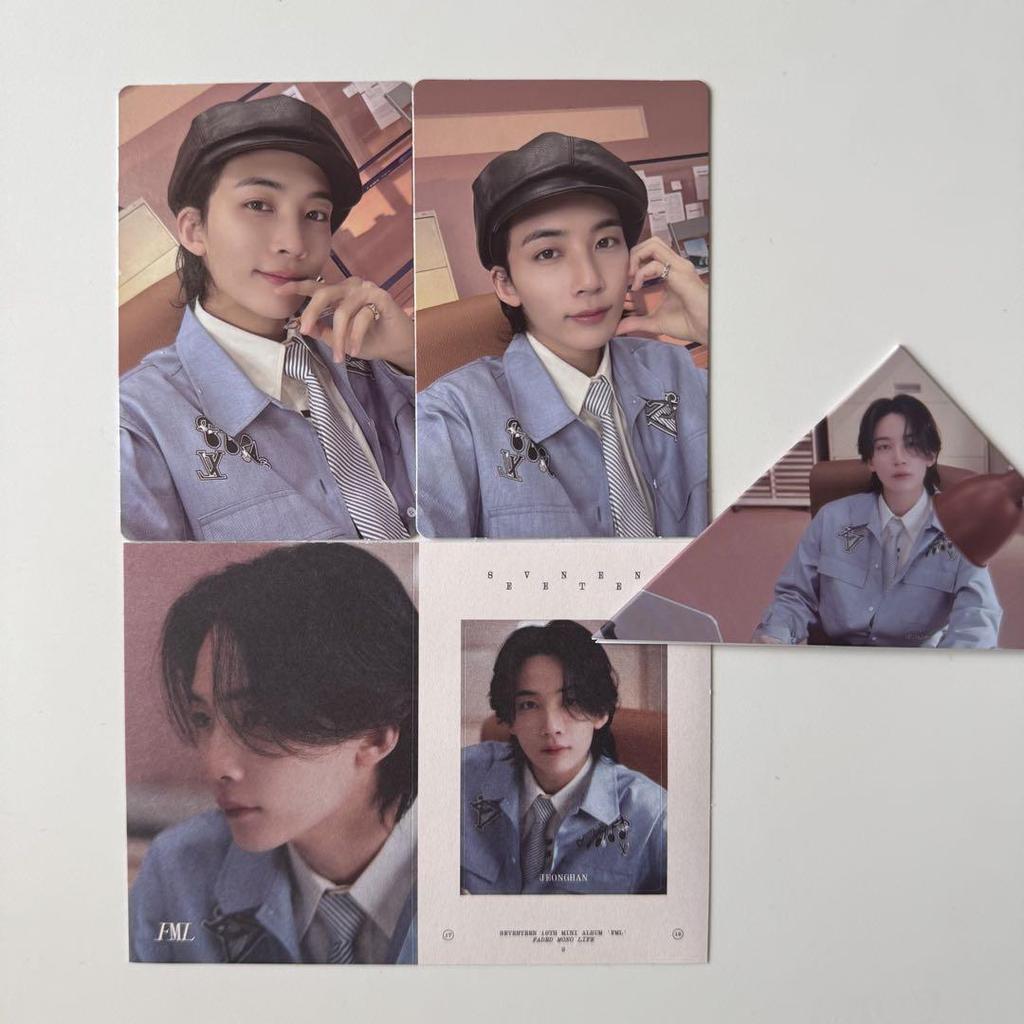 [USED] SEVENTEEN Seventeen FML Jeonghan Complete Album Trading Card