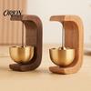 Metal Wind Chime Doorbell Entry Doorbell, Magnetic Hanging Bell, Solid Wood Chime, Crisp Door Frame Sound for Home Shop Studio Doors Decoration