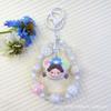 Flocking Wizard Cute Grain Mobile Phone Chain Keychain Bag Doll Pendant Accessories
