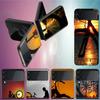 Beautiful Sunset and My Bicycle Phone Case For Samsung Z Flip 6 7 5G Galaxy Z Flip 5 4 3 5G Cases Shockproof Hard Cover TPU