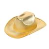 Cowgirl Hat Ultra-flashing Cowboy Hat Aurora Neon for Music Festivals Sparkly Aurora Cowboy Hat All-match