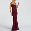 Women's 2025 Backless Bodycon Ruched Dress