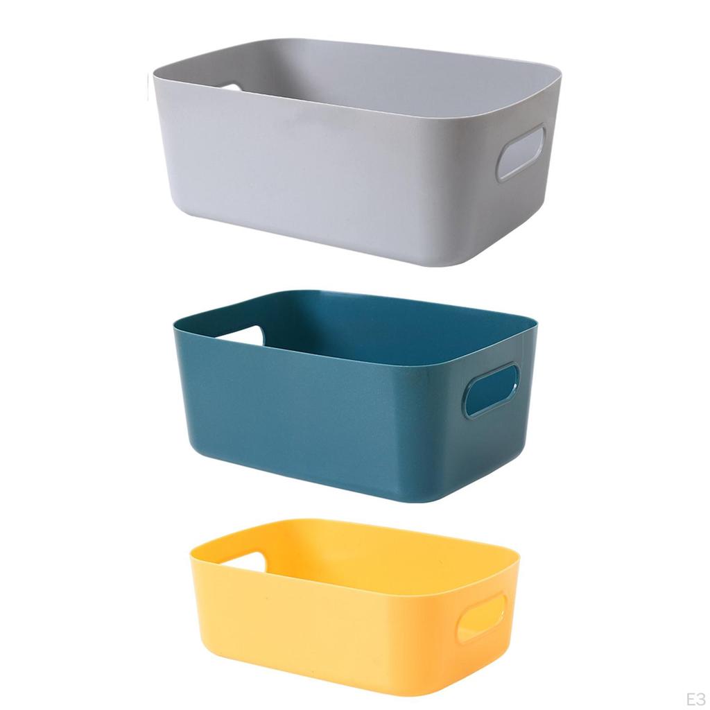 Cosmetics Case Organizer Bathroom Storage Box Durable Desktop Modern Makeup Vanity Holder Table