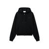[Matinkim] Essential Kapuzenpullover mit Reißverschluss und Logo auf dem Rücken