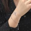 Pulseras de Acero Inoxidable Sencillo Collar con Colgante Nudo Celta Pendientes Anillo Nudo de Bruja Joyería Regalo de Cumpleaños para Mujeres