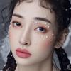 2Sheets Fashion Tattoo Makeup Eyeliner Eyeshadow Eyes Makeup Face Pearls Stickers Imitation Pearls Acrylic Self Adhesive