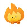 Creative Soft Small Flame Pillow Plush Toy Doll Flame Doll Home Pillow Cushion Children'S Ragdoll