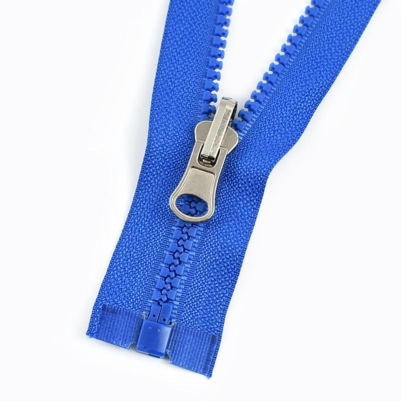 2-10Pcs Meetee 70cm 5# Resin Zipper Rotary Slider Double Sided Open-End Zippers for Jacket Coat Zip Puller Sewing Accessories
