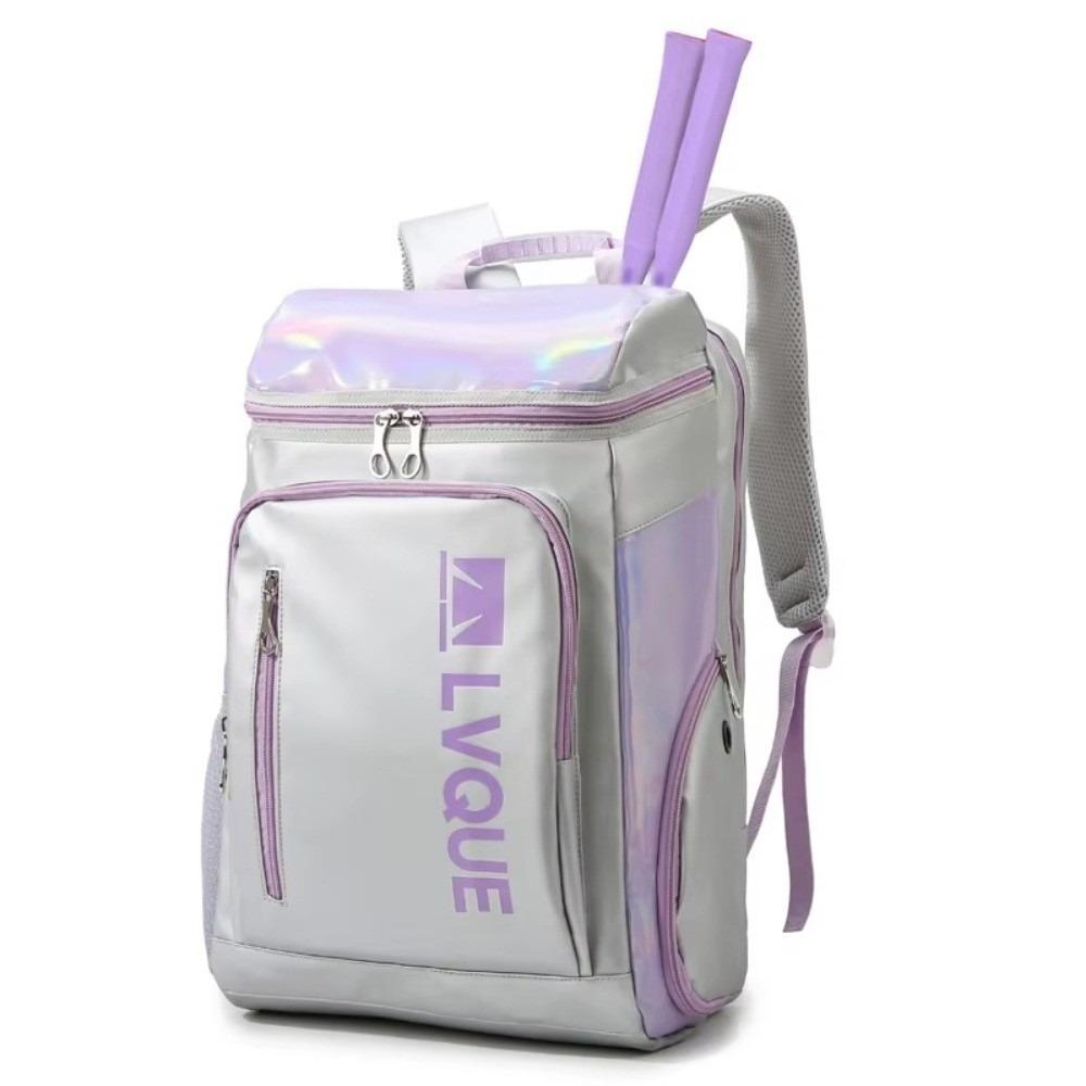 High Capacity Large Capacity Badminton Rackets Backpack Waterproof Portable Tennis Rackets Bag with Shoes Pocket Sports Bag