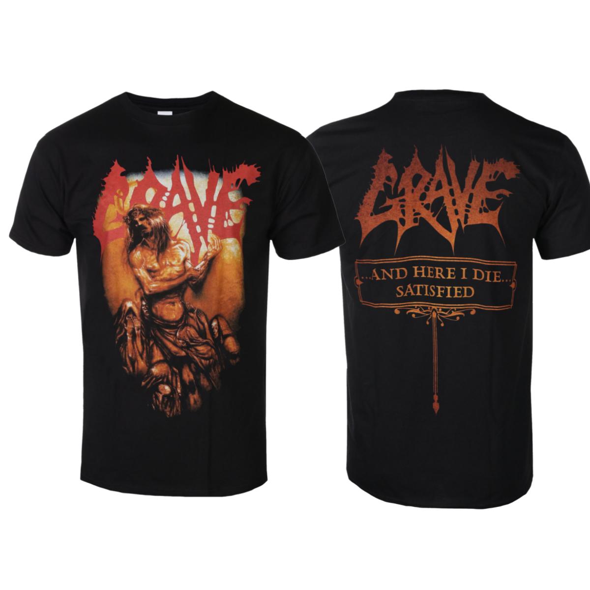 Grave Into The Grave Printed Tshirt Old School Death Metal Band Style Daily Tshirt Suitable For Both Unisex And Unisex 3XL