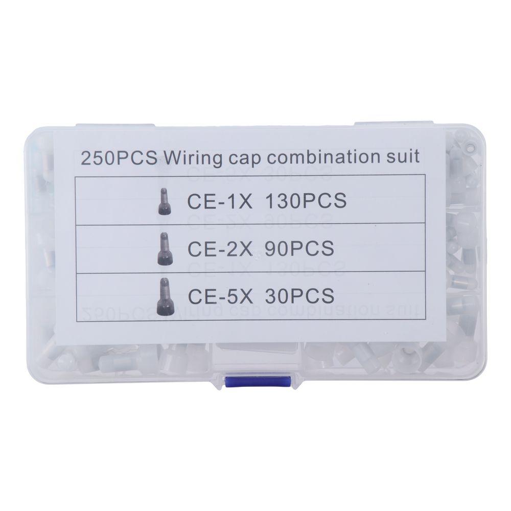 250 Stück 22-16 Crimpanschluss 16-14 Kabelverbinder Crimpkappe Geschlossenes Ende Drahtverbinder