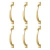 6pcs Wardrobe Handles Stylish Upgrades Rustproof Pulls Quick Installation Uprgades For Bedroom Cabinets Dresser Drawers