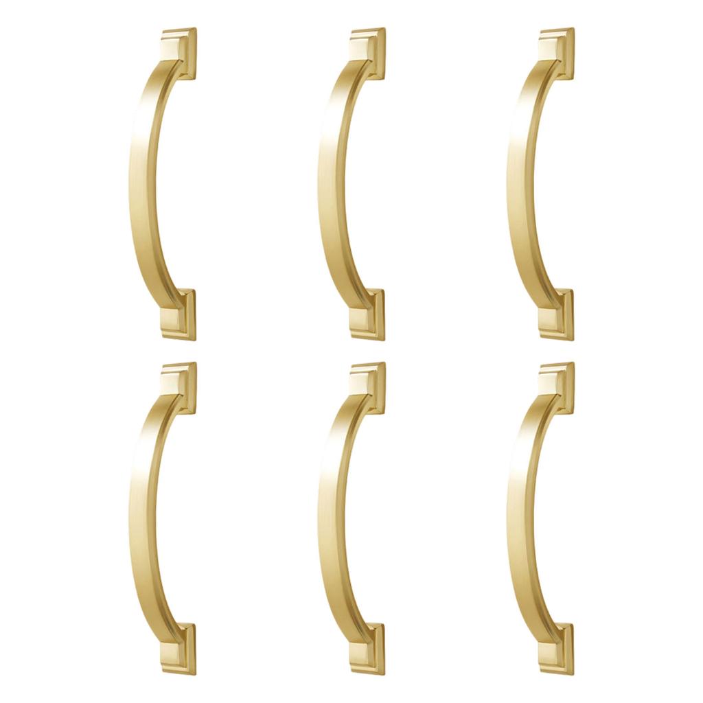 6pcs Wardrobe Handles Stylish Upgrades Rustproof Pulls Quick Installation Uprgades For Bedroom Cabinets Dresser Drawers