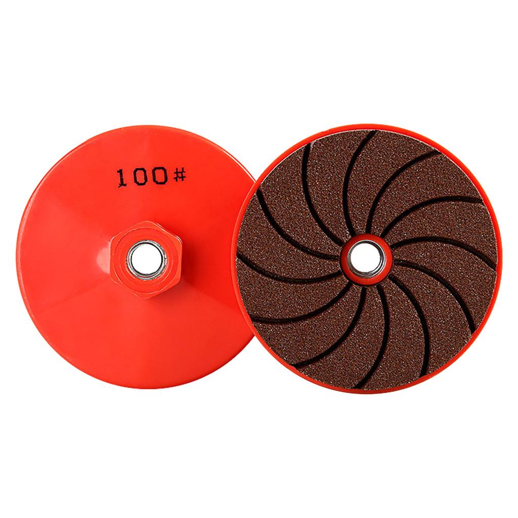 Grit Flap Wheel Sanding Discs Flap Discs Double Fixed For Metal Stone Grinding Chamfering With M10 Spiral Interface
