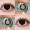 FUNSACHY 1 Pair Color Contact Lenses For Eyes Natural Gray Blue Beautiful Pupil Soft Natural Accessories Yearly Cosmetic Pupils