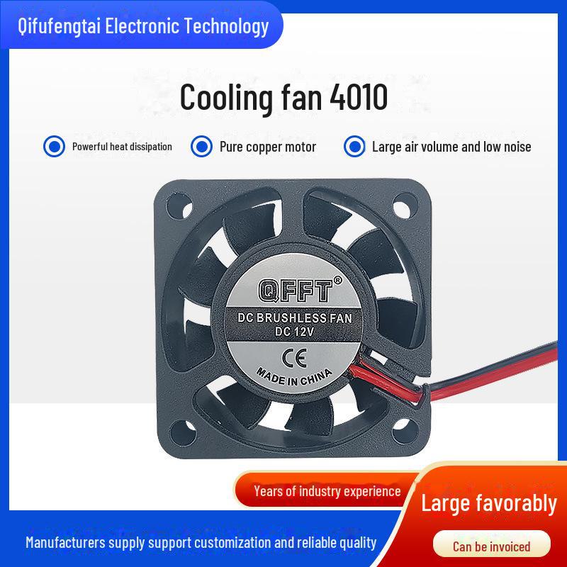

«4010 Double Ball Micro DC вентилятор охлаждения для ноутбуков, корпусов, холодильников и увлажнителей» 12v