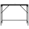 Console Table Black Oak Effect 100 x 32 x 75 cm