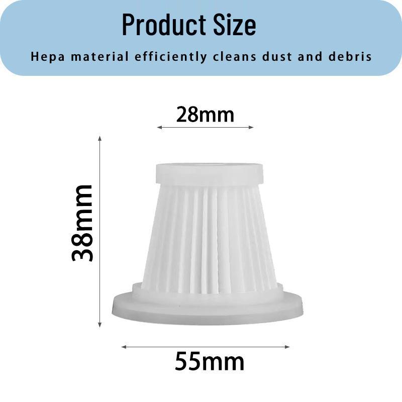 Wireless Handheld Car Vacuum Cleaner Accessory Set with HEPA Filter Screen and Universal Filter Element