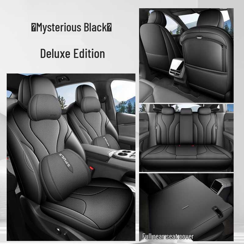 Xiaopeng G7 Four Seasons Leather Seat Cushion | Full Coverage, Universal Fit for Five-Seater.