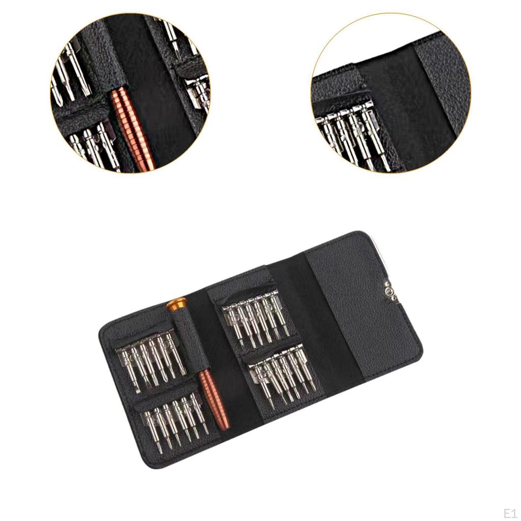 25-in-1 Schraubendreher-Set Mini-Reparaturwerkzeug-Kit, Robust, mit Aufbewahrungstasche Präzision