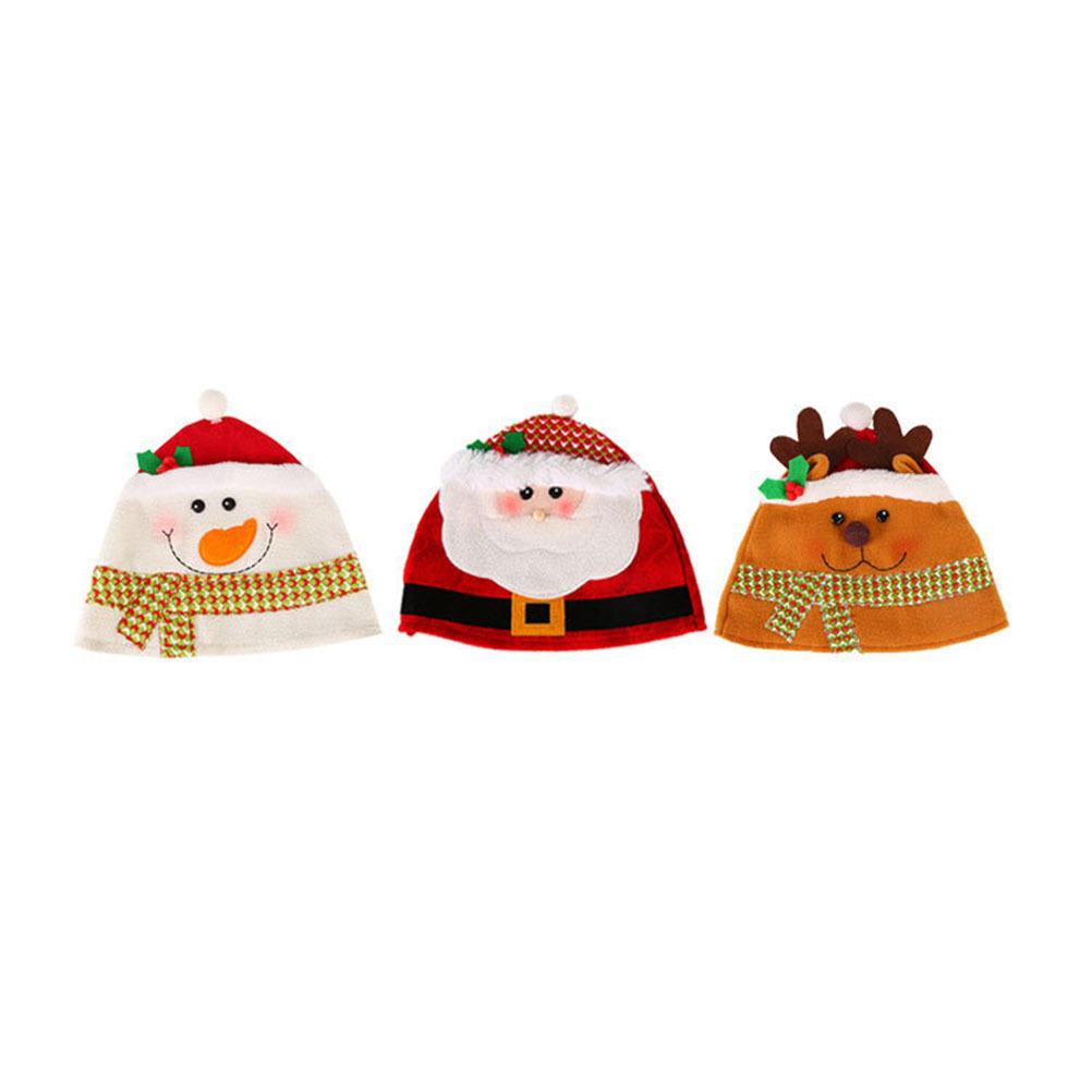 Snowman Cartoon Christmas Hats Red Headdress Party Favors Decorations Santa Hats Kids Adults Celebration Christmas Party Favors
