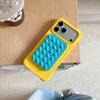 Water Ripples Liquid Silicone Case for iPhone Air 13 14 15 16 17 Pro Max Wireless Charging Magnetic Suction Cup Shockproof Cover