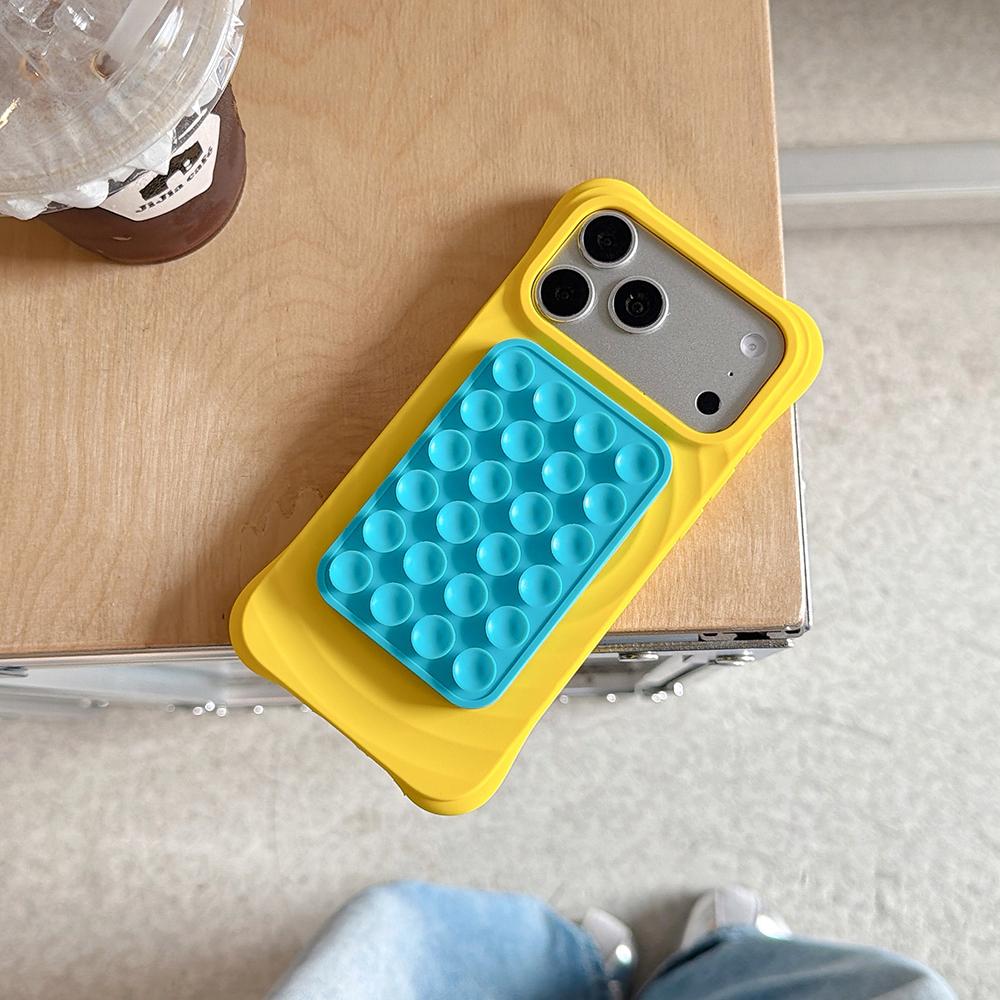 Water Ripples Liquid Silicone Case for iPhone Air 13 14 15 16 17 Pro Max Wireless Charging Magnetic Suction Cup Shockproof Cover