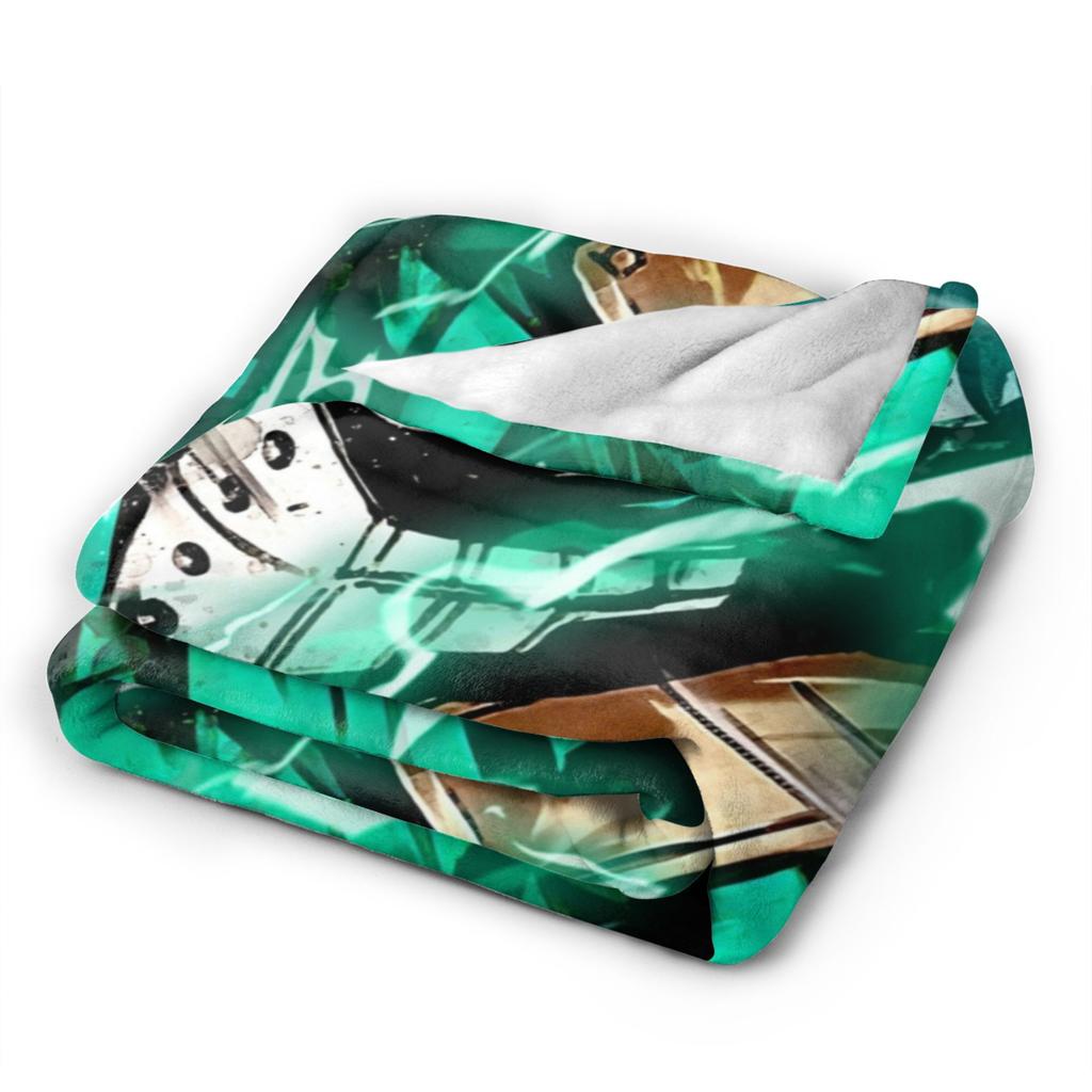 My Hero Academia Anime Decke Midoriya Izuku Deku Plüsch Überwurfdecke Sommer Klimaanlage Bedruckt Ultra-Weich Warm Bettwäsche,
