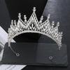 European Luxurious Bridal Zircon Tiara: Crystal Princess Crown for Birthday Parties.