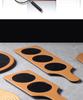 Creative Melamine Plate with Handle - Japanese Imitation Porcelain for Pizza, Steak, and Barbecue