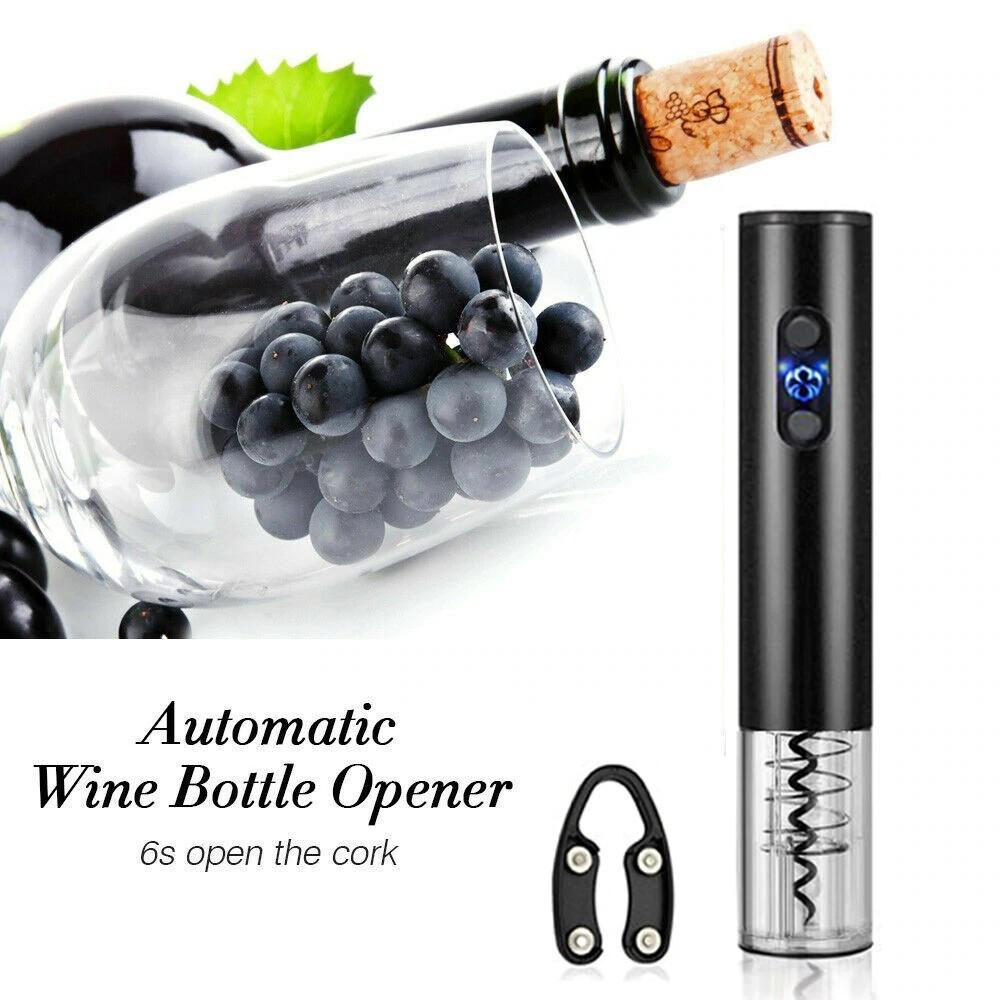 Aluminum Alloy Electric Red Wine Openers Portable Kitchen Accessories Gadgets Household Automatic Wine Bottle Opener