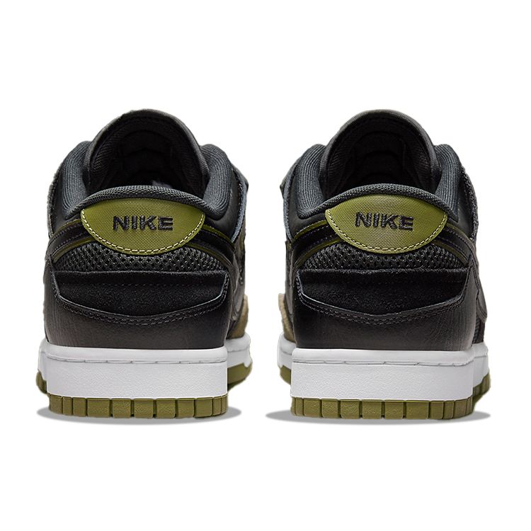 Cheap Nike Dunk Low Scrap Black Olive Men Sneakers Pilgrim Off 