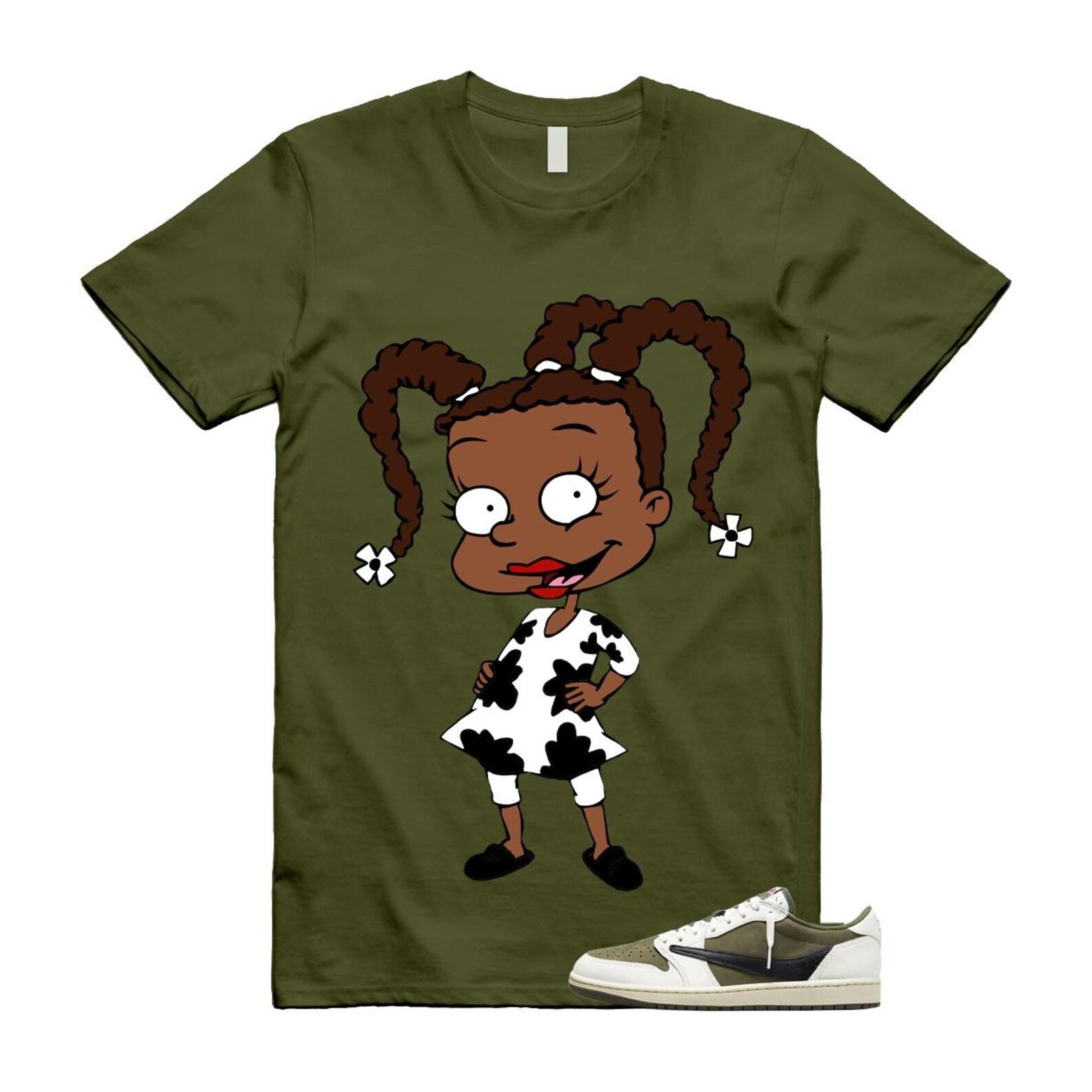 1 Medium Olive White Black Travis Low OG SP Sail Muslin T Shirt Match SUSIE S