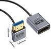 Thin Coiled 8K60hz 2.1 Video Cable 48Gbps with Spring Designing Cord Enhances Flexibility and Durability 70CM 27.56in