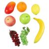 8PC Lifelike Artificial Fake Fruit Plastic Simulation Orange Banana Grape Lemon Market Party Ornament Kitchen Wedding Decor Prop