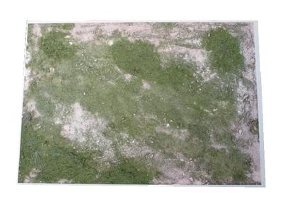 [Good In Three Directions] 41 X 29 Cm Diorama Sheets for 1/35 Scale Tanks and Other Dioramas with Figures, Set of 2 (Ground) (58 X 40 Cm Green)