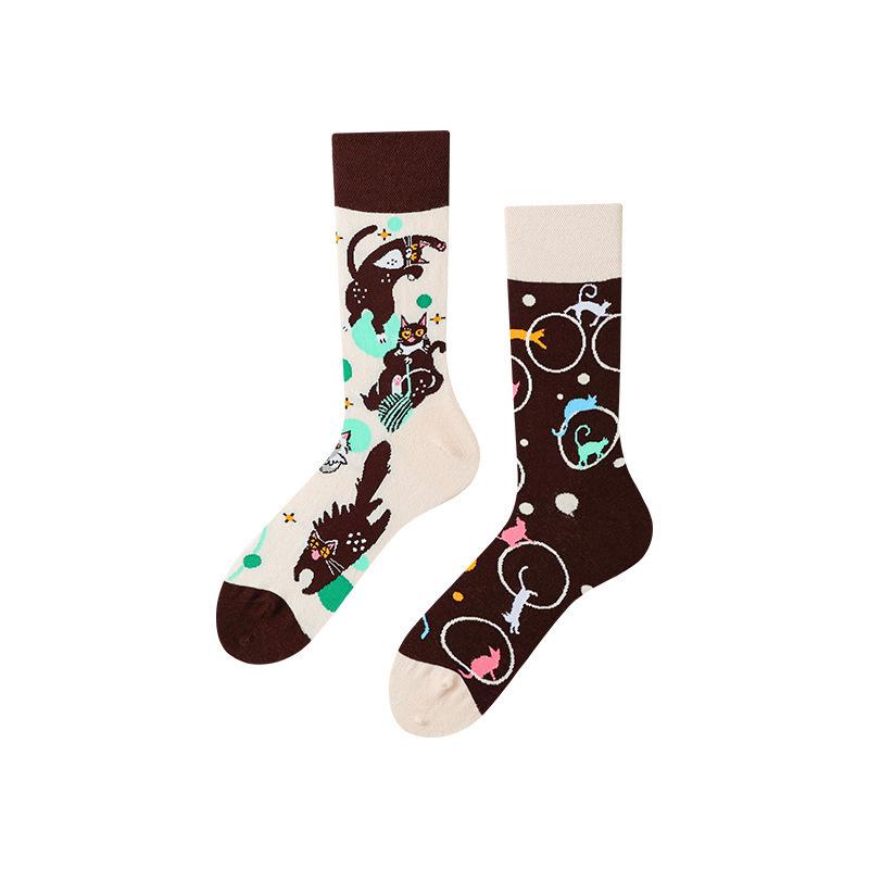 

Asymmetric Long Socks Couple Sports Socks One Size хаки
